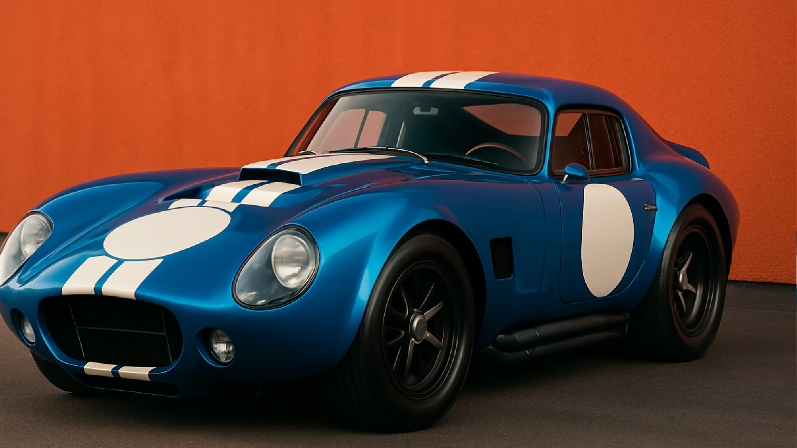 Imagem ilustrativa sobre AC Cobra ganha versão fechada com V8 de 720 cv e visual de Le Mans