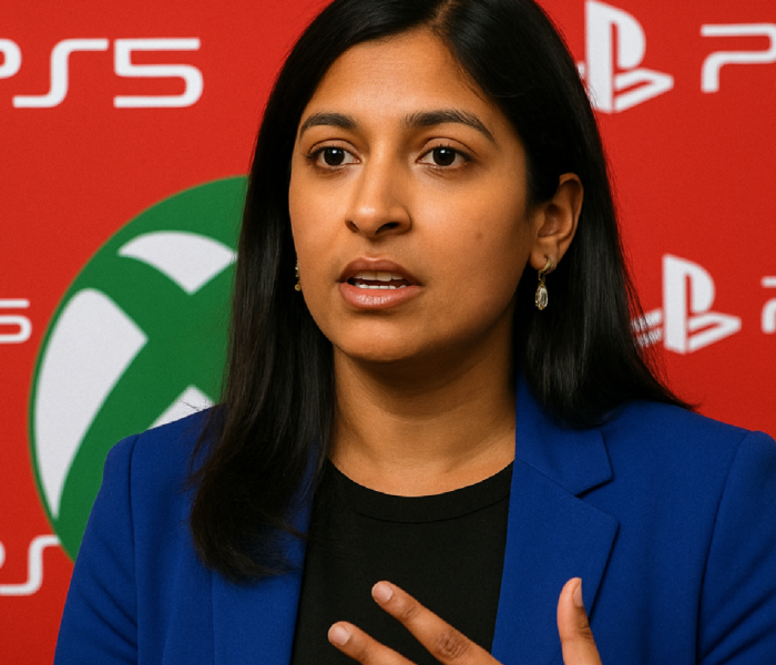 Imagem ilustrativa sobre Asha Sharma afirma que decisão de continuar exibindo os logotipos do PS5 durante apresentações de jo
