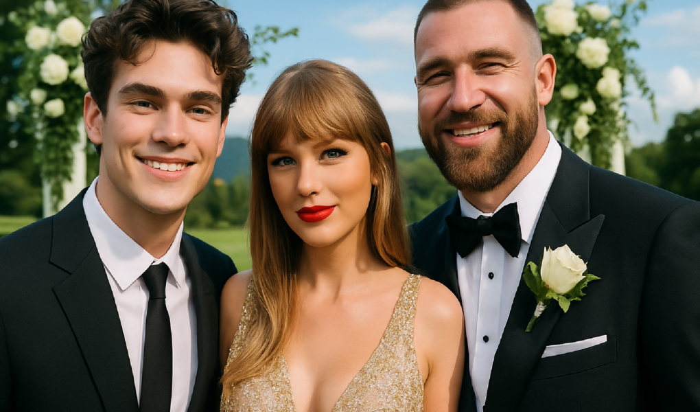 Imagem ilustrativa sobre Benson Boone Attending Taylor Swift and Travis Kelce Wedding