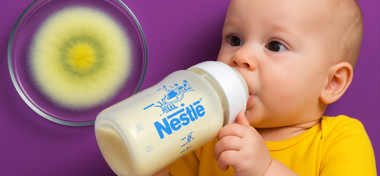 Imagem ilustrativa sobre Cereulide: por que a toxina encontrada nas fórmulas da Nestlé é perigosa para bebês
