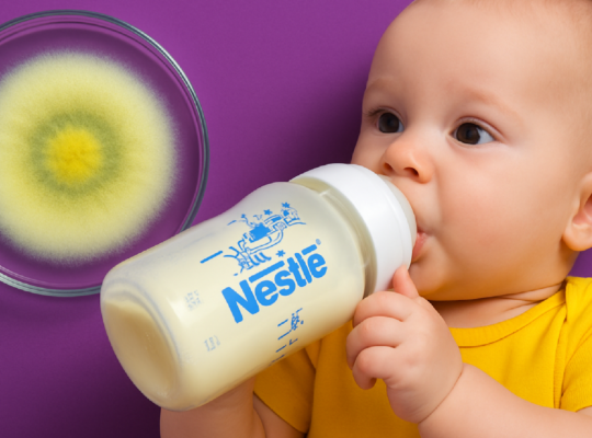 Imagem ilustrativa sobre Cereulide: por que a toxina encontrada nas fórmulas da Nestlé é perigosa para bebês