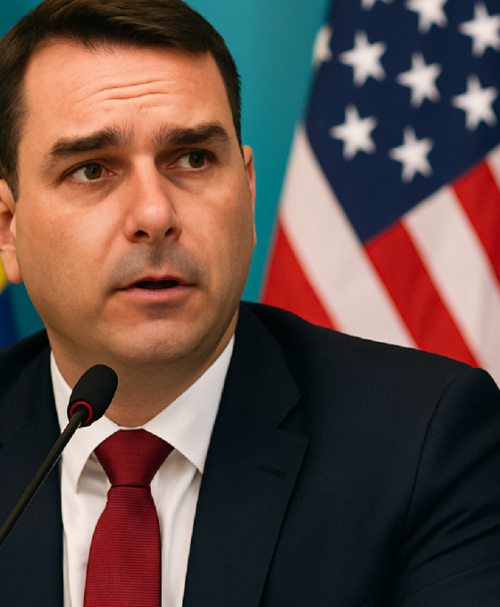 Imagem ilustrativa sobre Em meio a desgaste, Flávio diz que enviou carta a governo Trump para pedir que EUA evitem tarifas