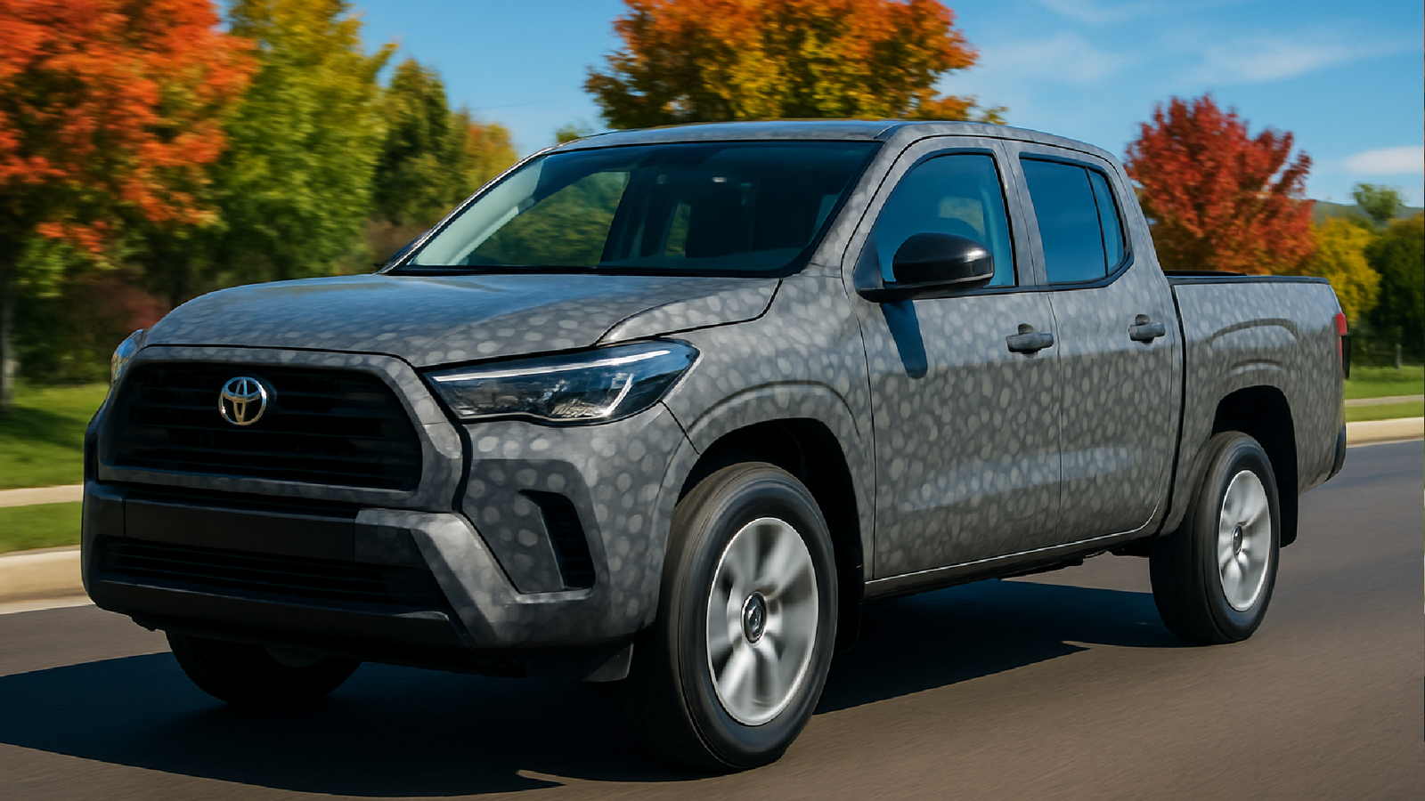 Imagem ilustrativa sobre Flagra: Nova picape da Toyota aparece pela primeira vez com estilo de Corolla Cross