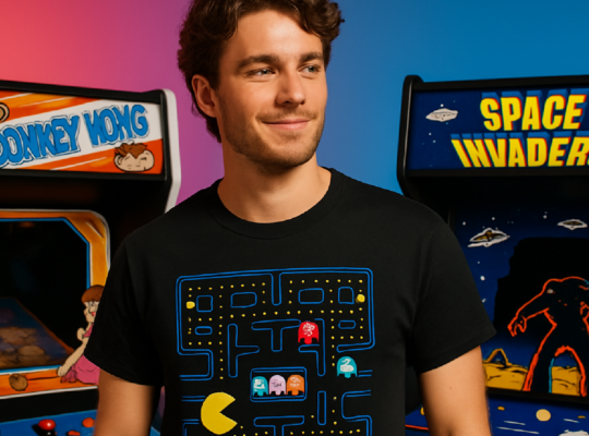 Imagem ilustrativa sobre Level Up Your Wardrobe With These Retro Arcade Game T-Shirts