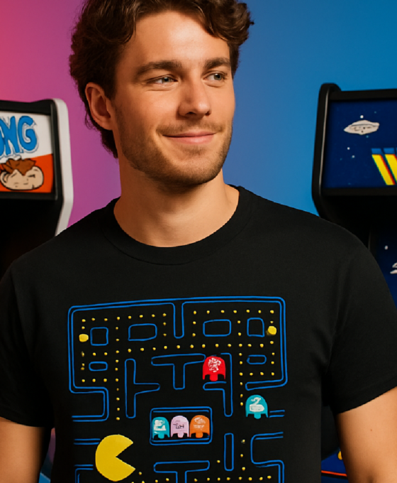 Imagem ilustrativa sobre Level Up Your Wardrobe With These Retro Arcade Game T-Shirts