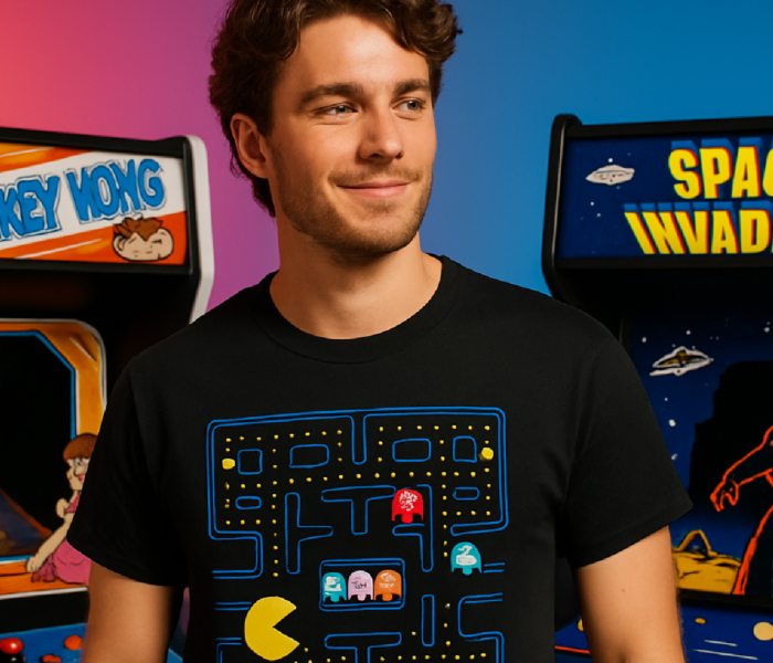 Imagem ilustrativa sobre Level Up Your Wardrobe With These Retro Arcade Game T-Shirts