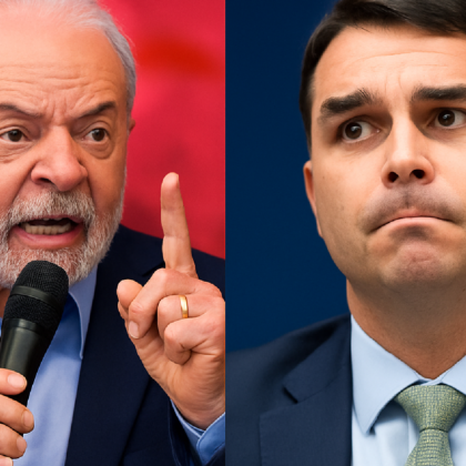 Imagem ilustrativa sobre Lula sugere forca para 'traidores da pátria', e Flávio aciona STF por incitação ao crime