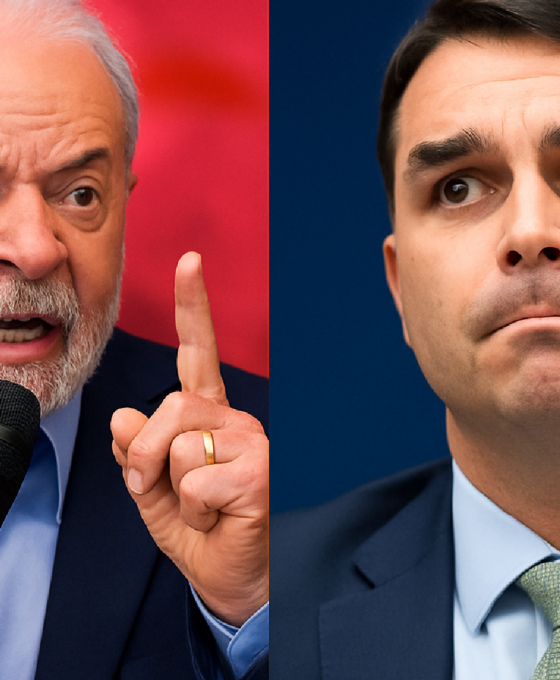 Imagem ilustrativa sobre Lula sugere forca para 'traidores da pátria', e Flávio aciona STF por incitação ao crime
