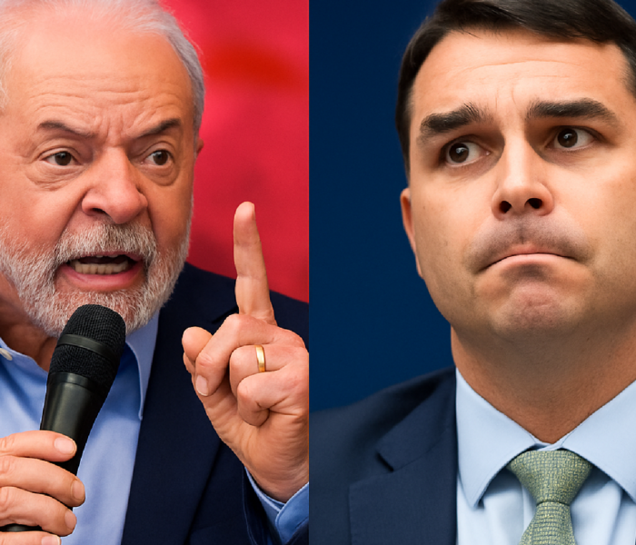 Imagem ilustrativa sobre Lula sugere forca para 'traidores da pátria', e Flávio aciona STF por incitação ao crime