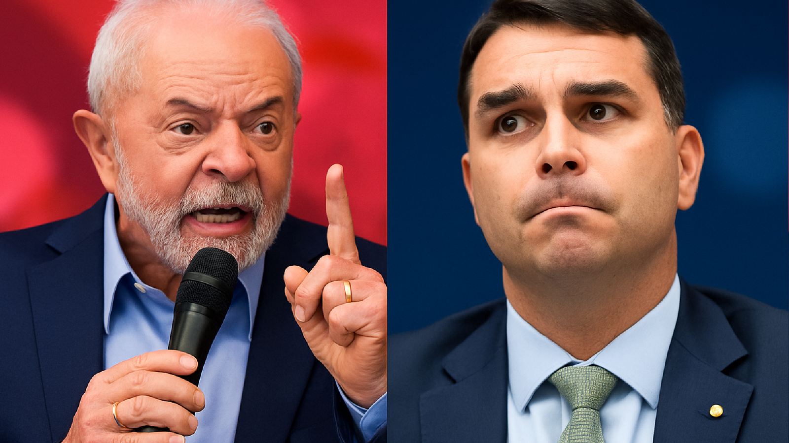 Imagem ilustrativa sobre Lula sugere forca para 'traidores da pátria', e Flávio aciona STF por incitação ao crime