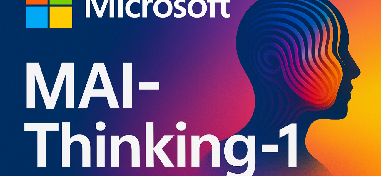 Imagem ilustrativa sobre Microsoft lança MAI-Thinking-1, seu primeiro modelo avançado de IA