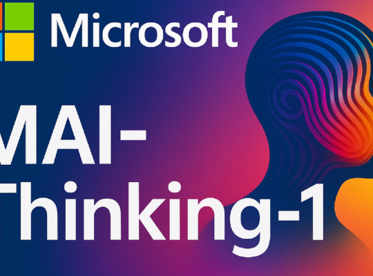 Imagem ilustrativa sobre Microsoft lança MAI-Thinking-1, seu primeiro modelo avançado de IA