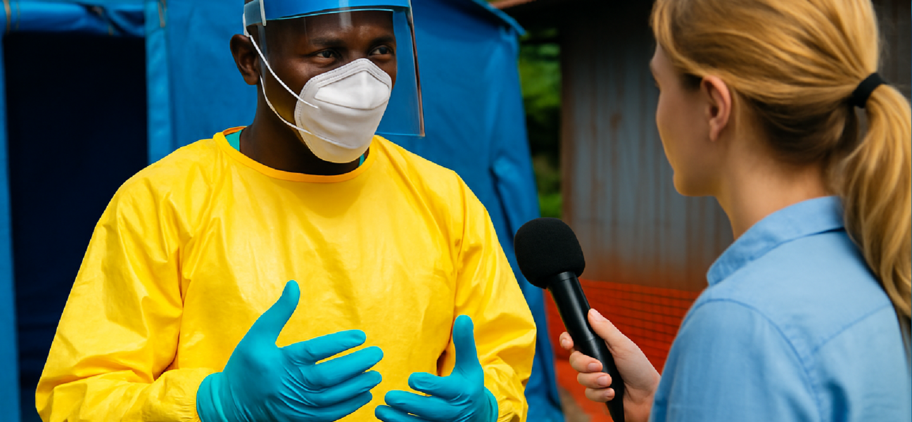 Imagem ilustrativa sobre OMS diminui número de casos supeitos de Ebola após nova reavaliação técnica na África