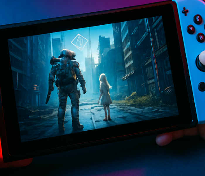 Imagem ilustrativa sobre Pragmata no modo portátil do Nintendo Switch 2
