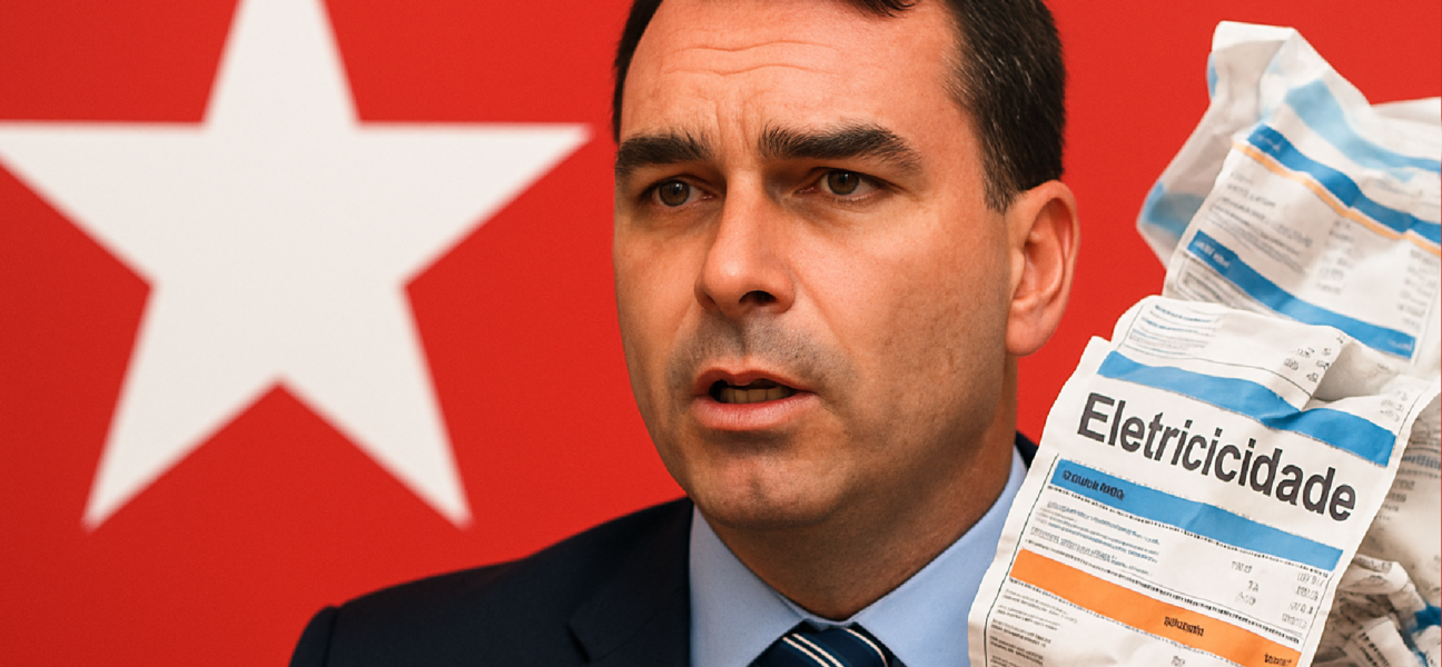 Imagem ilustrativa sobre PT vincula tarifaço a Flávio Bolsonaro e tenta emplacar rótulo de 'Tariflávio'