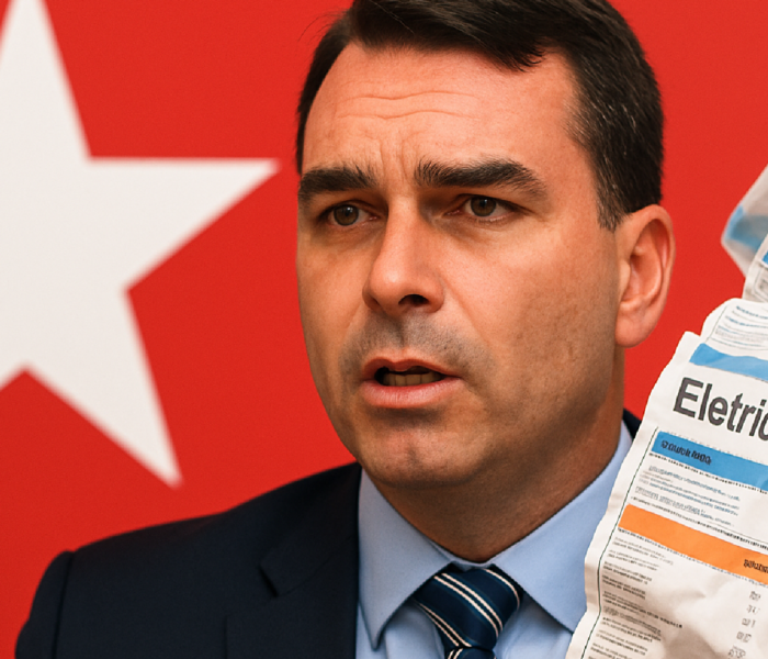 Imagem ilustrativa sobre PT vincula tarifaço a Flávio Bolsonaro e tenta emplacar rótulo de 'Tariflávio'