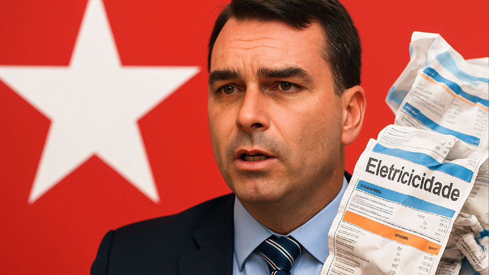 Imagem ilustrativa sobre PT vincula tarifaço a Flávio Bolsonaro e tenta emplacar rótulo de 'Tariflávio'