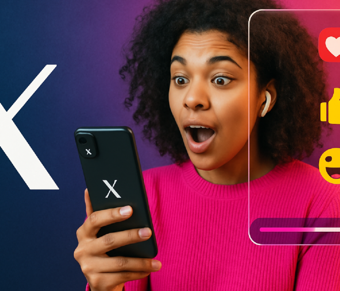 Imagem ilustrativa sobre X lança recurso de reação em vídeo no estilo TikTok