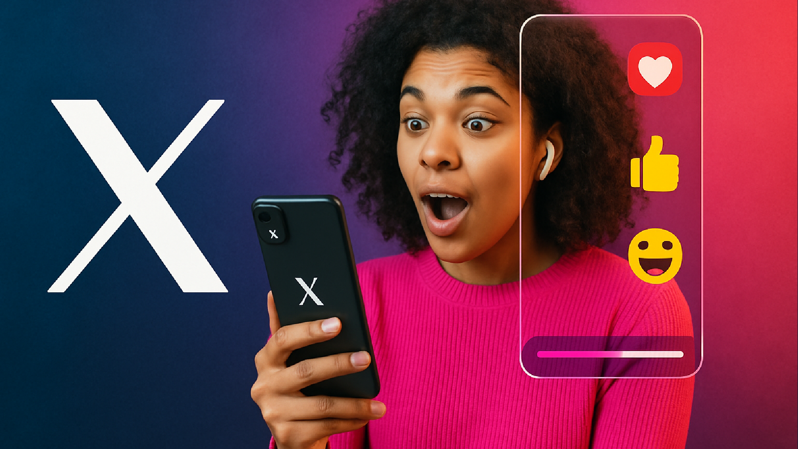 Imagem ilustrativa sobre X lança recurso de reação em vídeo no estilo TikTok
