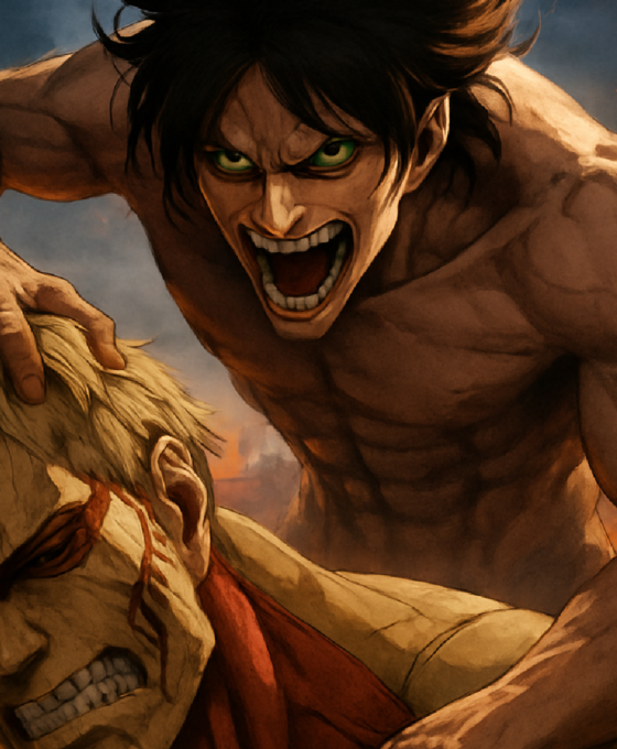 Imagem ilustrativa sobre 7 anos depois, esta cena de Attack on Titan ainda é uma das melhores e mais brutais da história dos