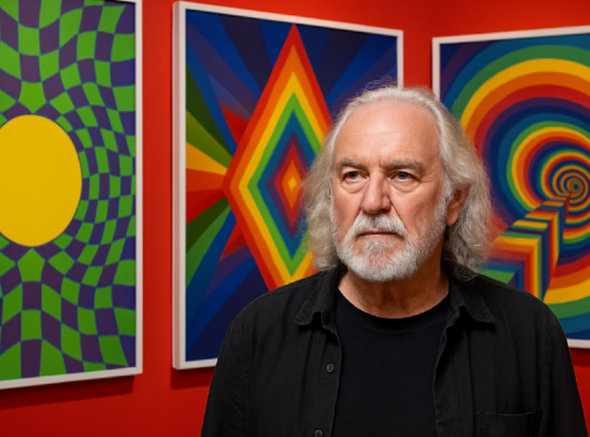 Imagem ilustrativa sobre Antonio Peticov revê uma trajetória de psicodelia e contracultura em exposição