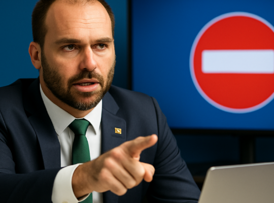 Imagem ilustrativa sobre Com apoio de Eduardo Bolsonaro, nova plataforma reúne casos de 'censura digital'