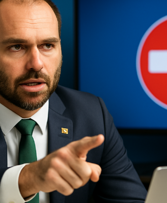 Imagem ilustrativa sobre Com apoio de Eduardo Bolsonaro, nova plataforma reúne casos de 'censura digital'