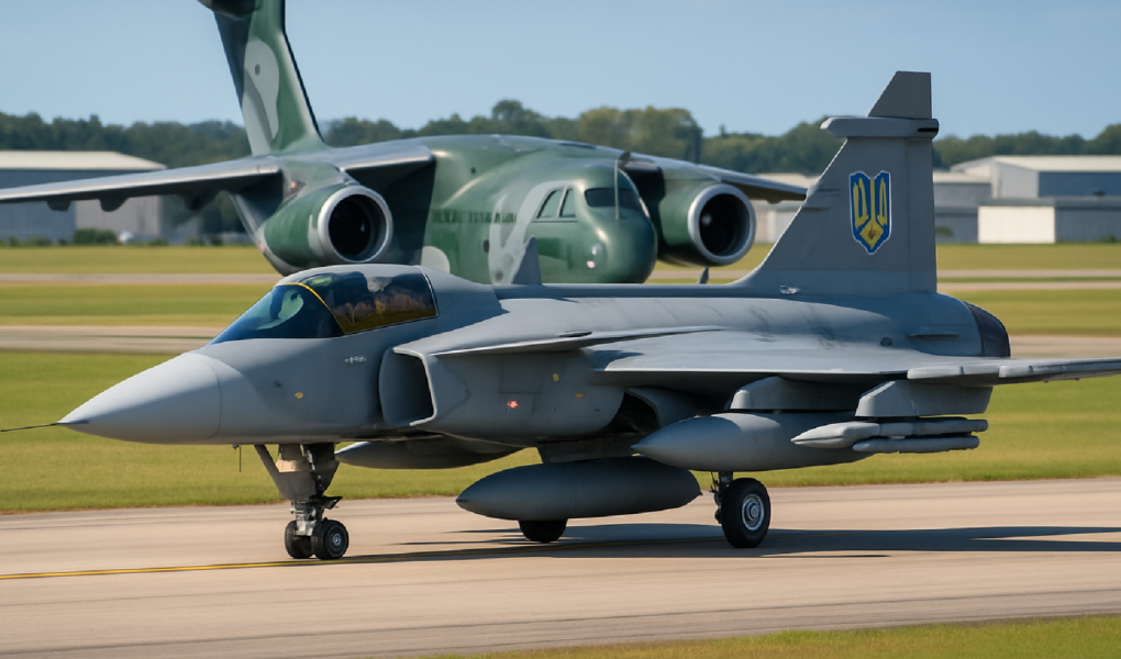 Imagem ilustrativa sobre Compra do Gripen pela Ucrânia vai expandir linha no Brasil