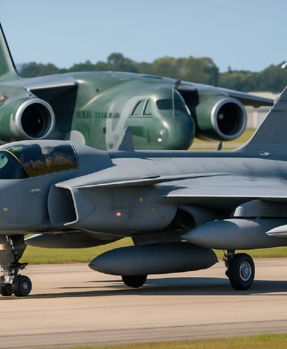 Imagem ilustrativa sobre Compra do Gripen pela Ucrânia vai expandir linha no Brasil