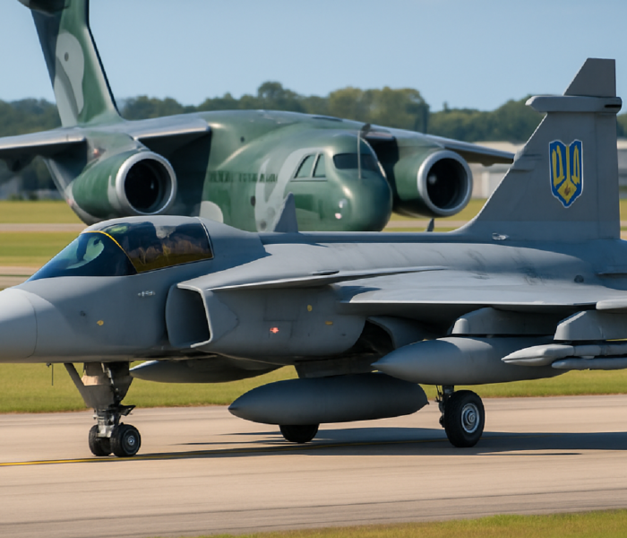 Imagem ilustrativa sobre Compra do Gripen pela Ucrânia vai expandir linha no Brasil