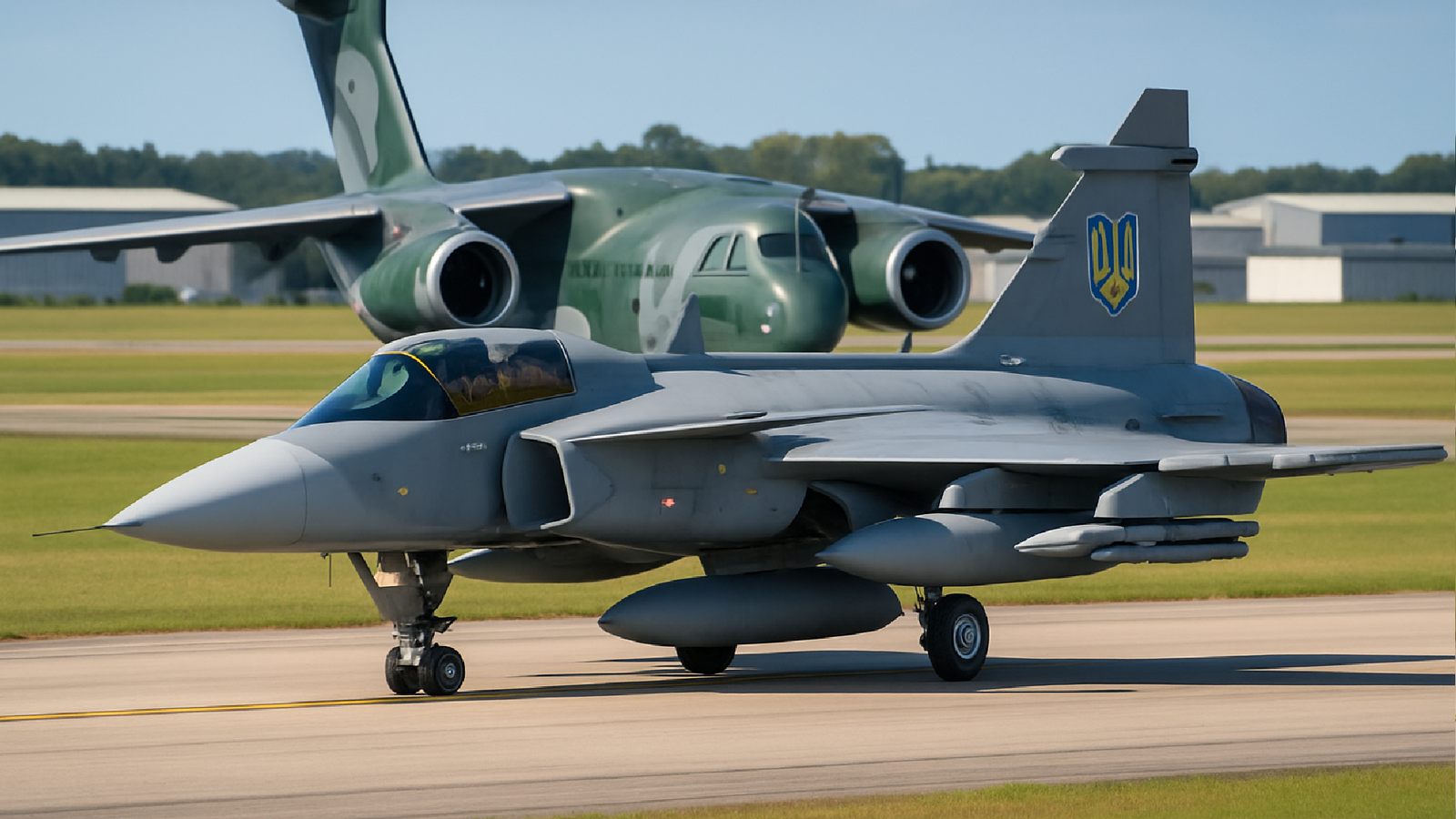 Imagem ilustrativa sobre Compra do Gripen pela Ucrânia vai expandir linha no Brasil
