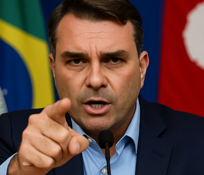 Imagem ilustrativa sobre Coordenador de campanha de Flávio acusa aliados de Lula de fake news ao falar em escala 7x0