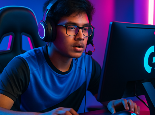 Imagem ilustrativa sobre Esports como carreira: Logitech vê nova geração impulsionando aceitação e profissionalização do espo