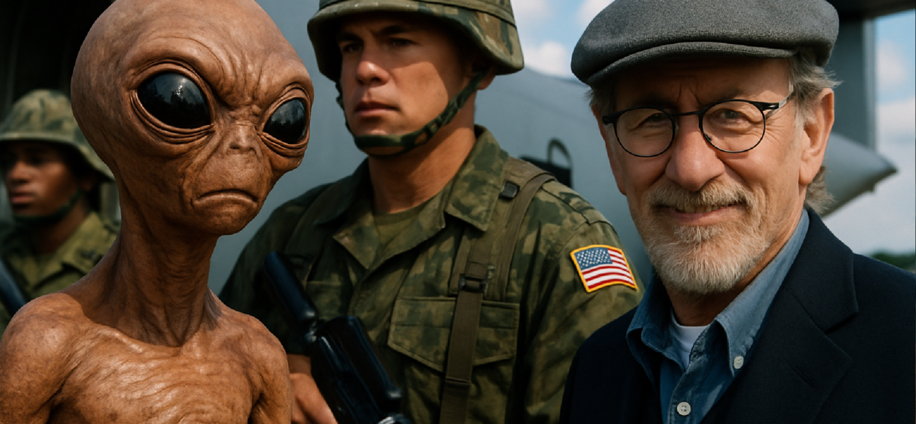 Imagem ilustrativa sobre Estados Unidos retiraram ET de Varginha do Brasil, diz Spielberg, que lança 'Dia D'