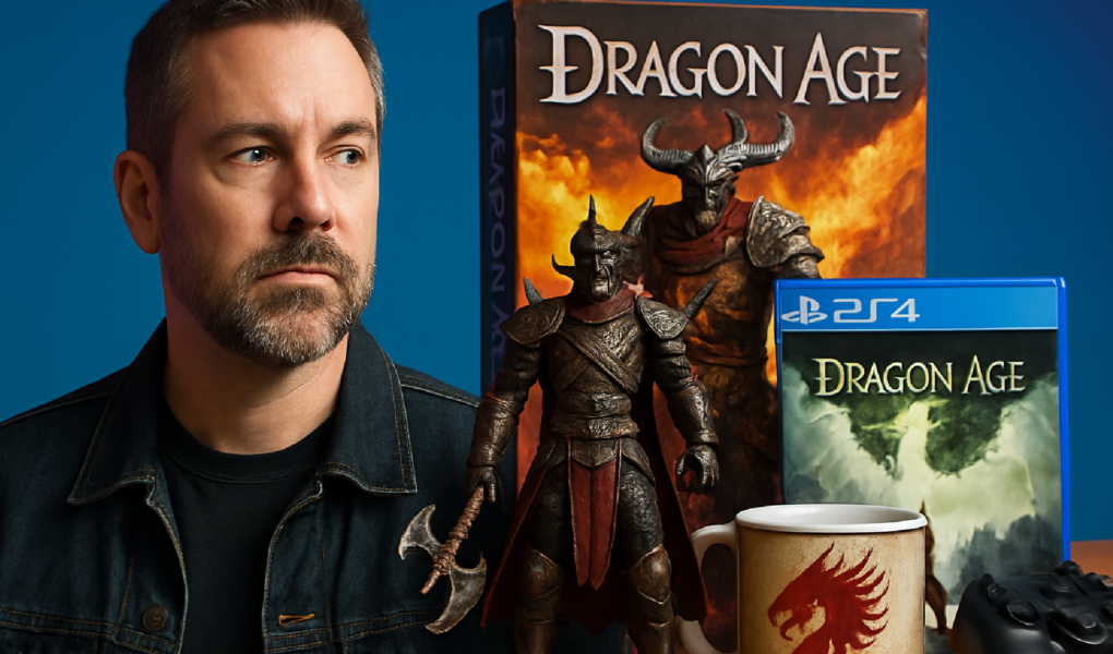 Imagem ilustrativa sobre Ex-chefe de Dragon Age afirma que videogames poderiam ter merchandising semelhante ao de filmes para