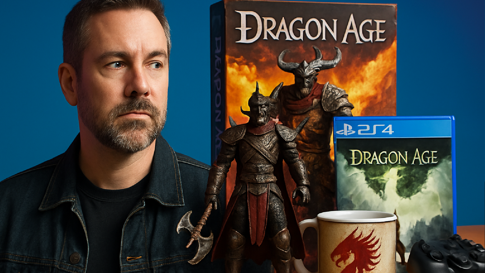 Imagem ilustrativa sobre Ex-chefe de Dragon Age afirma que videogames poderiam ter merchandising semelhante ao de filmes para