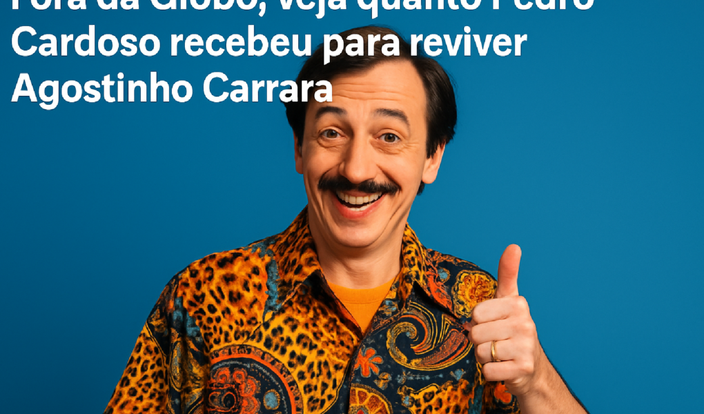 Imagem ilustrativa sobre Fora da Globo, veja quanto Pedro Cardoso recebeu para reviver Agostinho Carrara