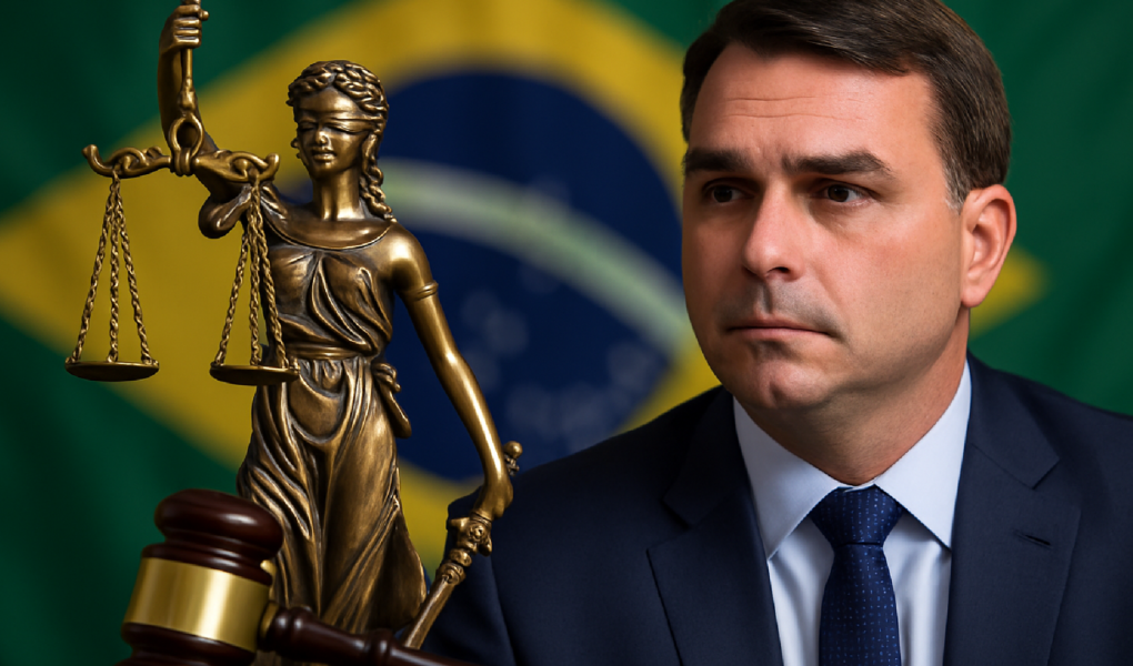 Imagem ilustrativa sobre Justiça de SP penhora pagamentos de Flávio Bolsonaro a publicitário