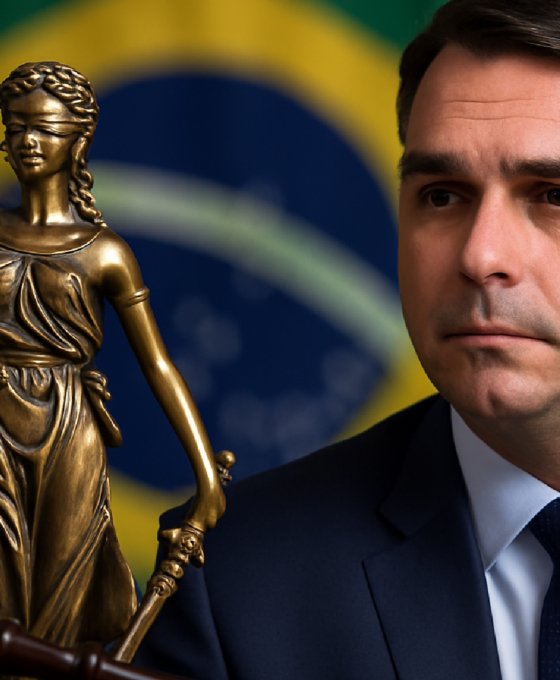 Imagem ilustrativa sobre Justiça de SP penhora pagamentos de Flávio Bolsonaro a publicitário