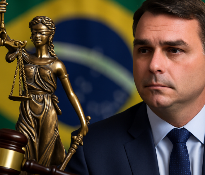 Imagem ilustrativa sobre Justiça de SP penhora pagamentos de Flávio Bolsonaro a publicitário