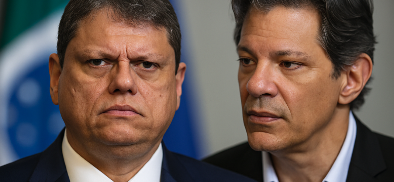 Imagem ilustrativa sobre Não chamaria Tarcísio de fascista, mas ele namora a extrema direita, diz Haddad