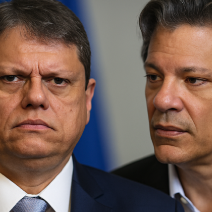 Imagem ilustrativa sobre Não chamaria Tarcísio de fascista, mas ele namora a extrema direita, diz Haddad