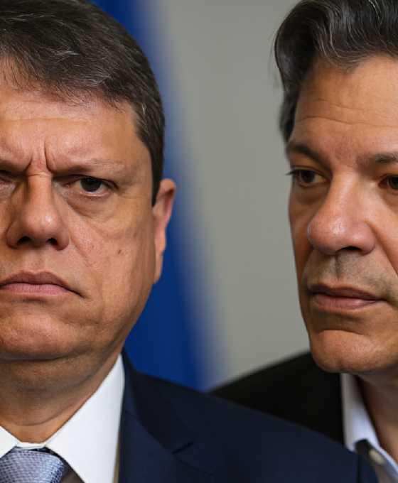 Imagem ilustrativa sobre Não chamaria Tarcísio de fascista, mas ele namora a extrema direita, diz Haddad