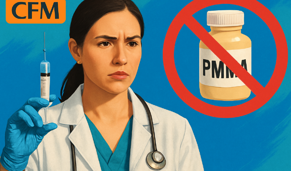 Imagem ilustrativa sobre O fim do PMMA: CFM proíbe uso entre médicos e mira banimento do produto no Brasil