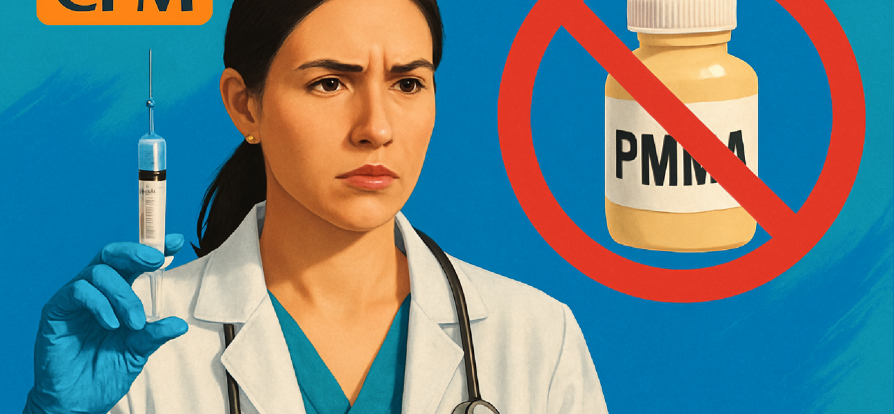 Imagem ilustrativa sobre O fim do PMMA: CFM proíbe uso entre médicos e mira banimento do produto no Brasil