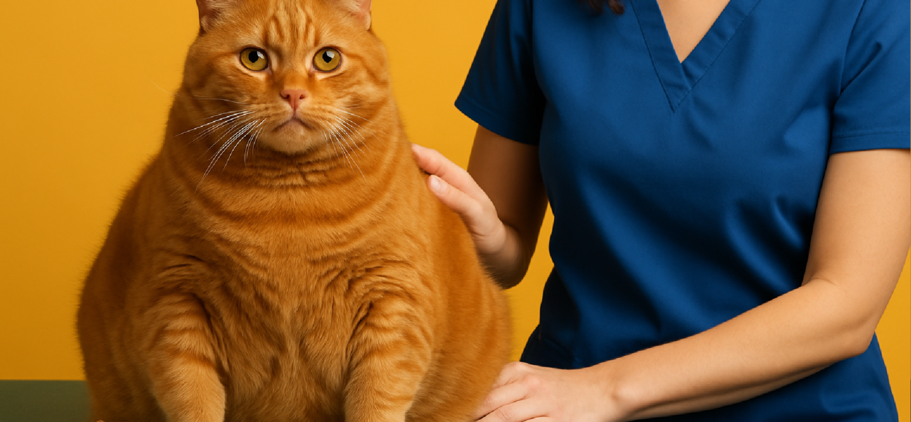 Imagem ilustrativa sobre Obesidade em pets: sintomas e cuidados para evitar a condição