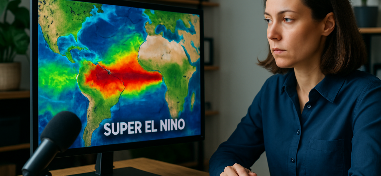 Imagem ilustrativa sobre Órgão do governo alerta para possíveis desastres causados pelo 'Super El Niño' e pede medidas de pre