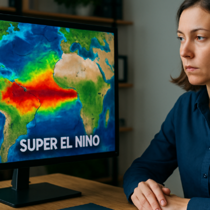 Imagem ilustrativa sobre Órgão do governo alerta para possíveis desastres causados pelo 'Super El Niño' e pede medidas de pre