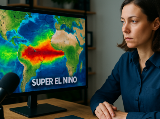 Imagem ilustrativa sobre Órgão do governo alerta para possíveis desastres causados pelo 'Super El Niño' e pede medidas de pre