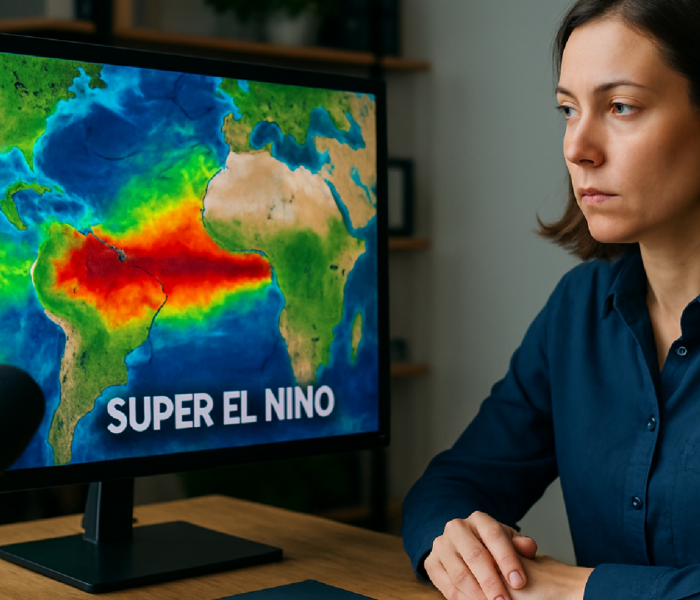 Imagem ilustrativa sobre Órgão do governo alerta para possíveis desastres causados pelo 'Super El Niño' e pede medidas de pre